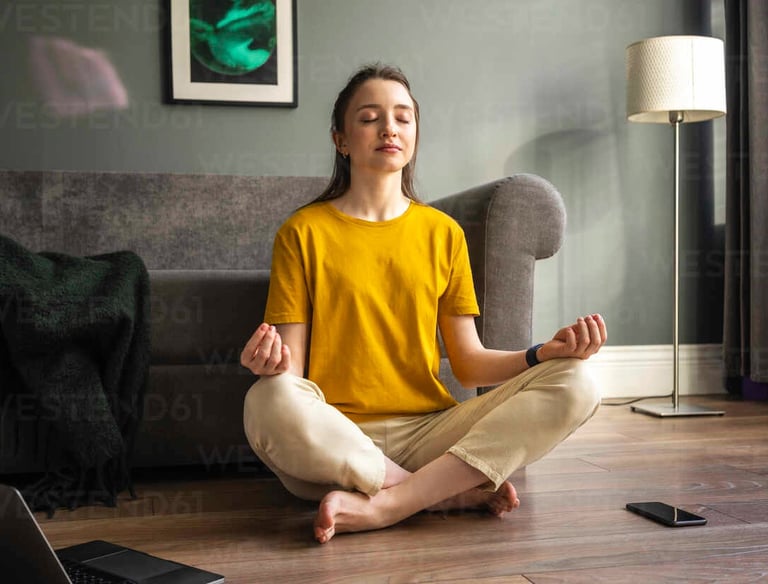 Practicing meditation at home