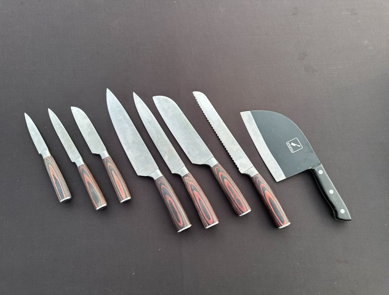 Kitchen set sharpening, local sharpening service, blade sharpening for kitchen equipment