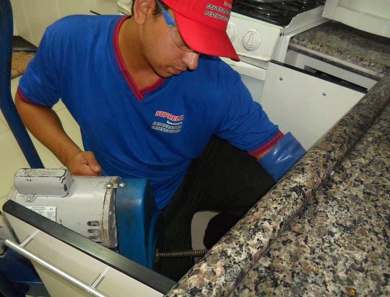 desentupimento de pia