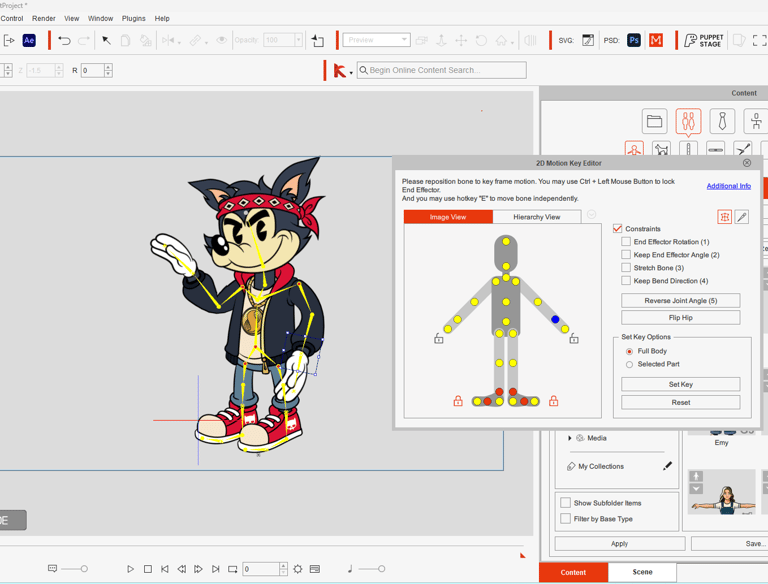 a cartoon character in a cartoon style