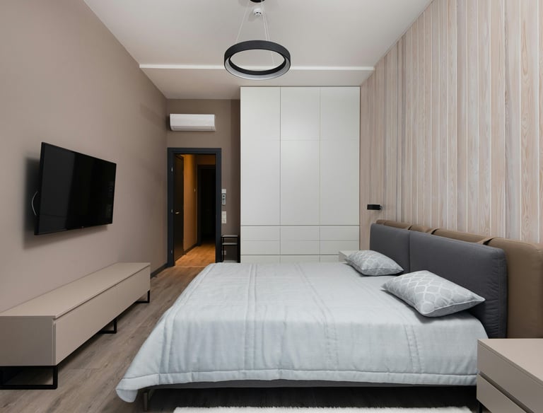 HotelArt: Μοντέρνα Λευκή Ντουλάπα Δωματίου - Ξενοδοχειακός Εξοπλισμός Ντουλάπες