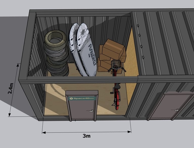 Erdvus self storage sandėliukas Kauno rajone – verslo ir didesniems poreikiams