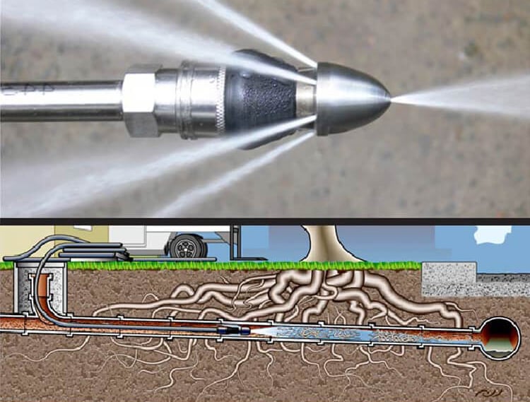 hidrojateamento e sucção com caminhão combinado