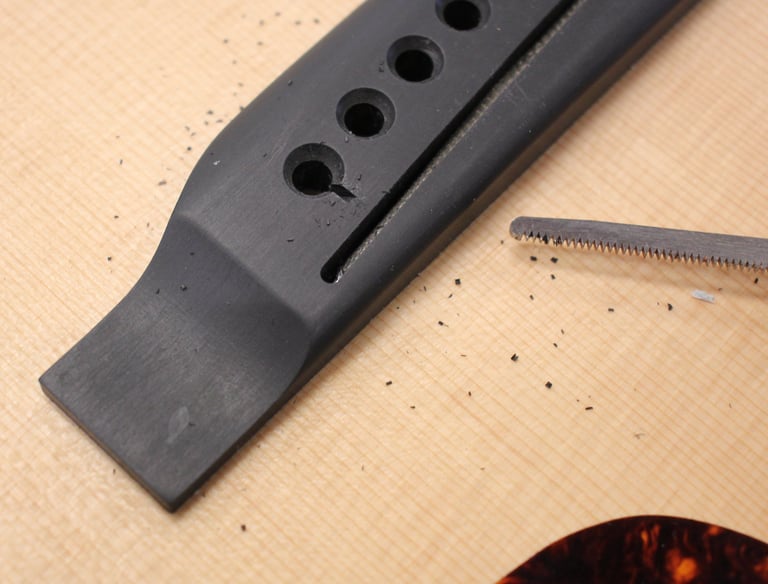 Acoustic Guitar Bridge Repair