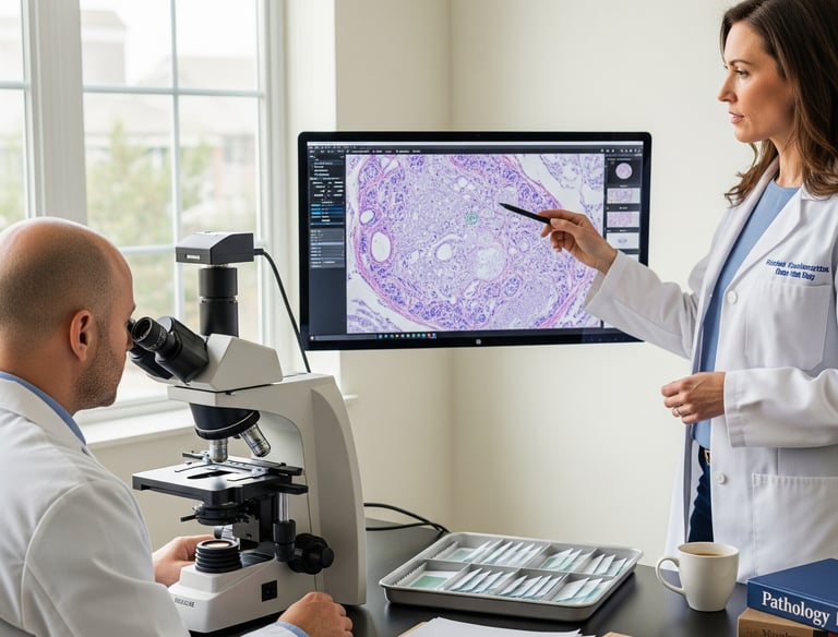 Consultoria em patologia, revisão anatomopatológica, segunda opinião