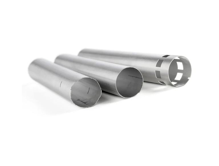 Bent Instrument Delivery Tubes with Laser-Welded Ends