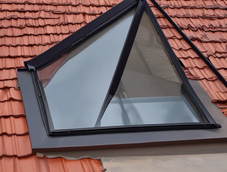 Fenêtre de toit VELUX laissant entrer la lumière naturelle dans une chambre sous les combles
