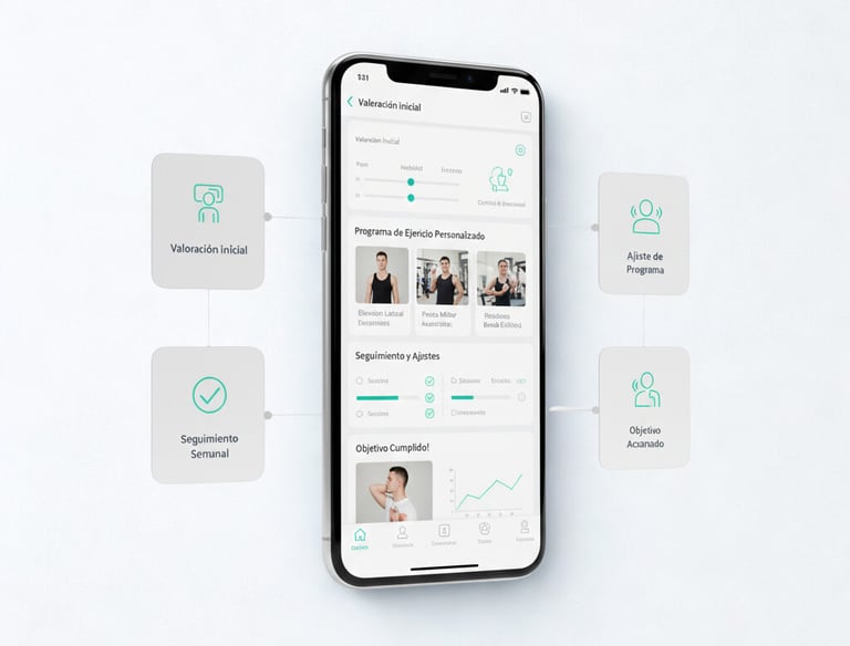 Programa online de rehabilitación de hombro guiado por fisioterapeuta