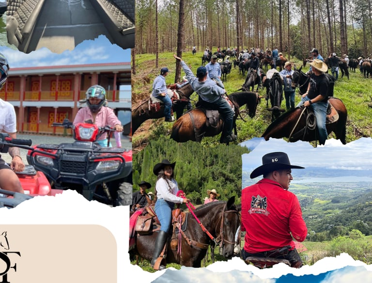 Paseos a caballo, recorridos en cuatrimoto, alquiler de jetski y ponton