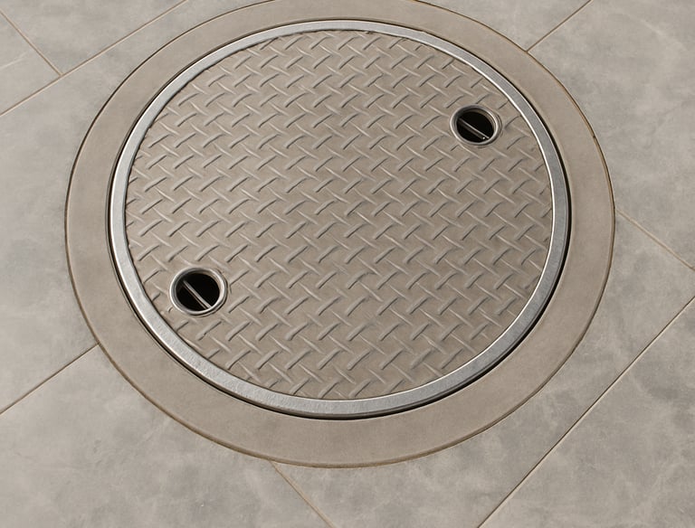 A precast manhole cover