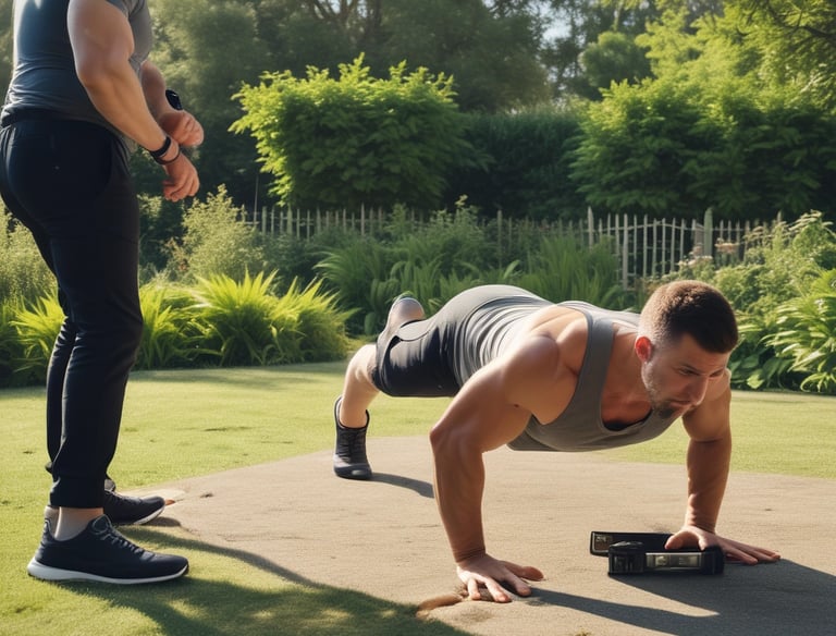 a man riding a skateboard down a street next to tall buildings