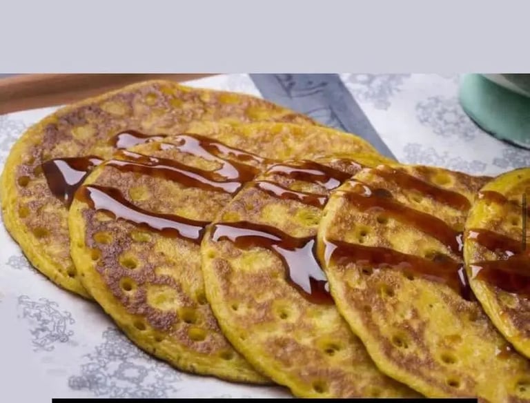 chabab dish, chabab bread, Emirati pancake