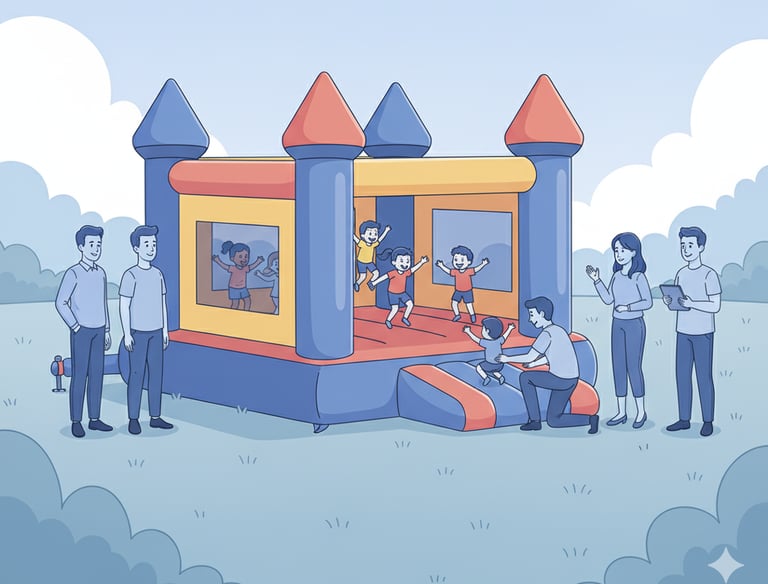 Alquiler inflables recreación niños