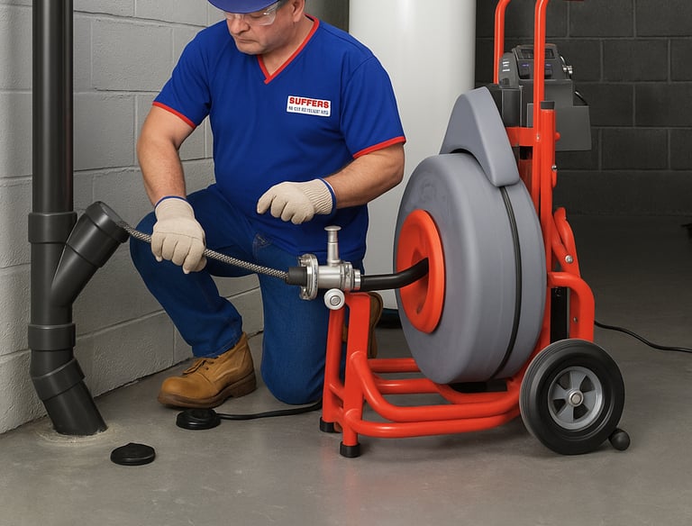 desentupidora de coluna de prédio