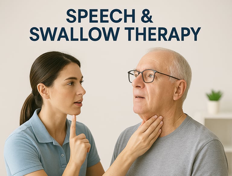 Speech & Swallow Therapy 