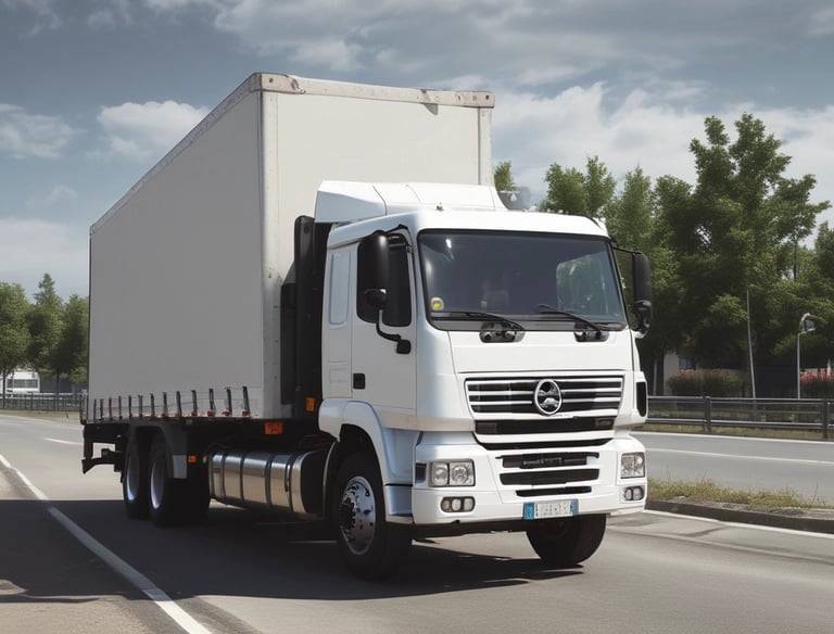 A cargo airplane is being loaded with large, wrapped packages at an airport. Several workers in high-visibility vests are present, overseeing the loading process. One worker is operating machinery to elevate the cargo into the airplane's open cargo hold. Various equipment and vehicles are situated around the plane.