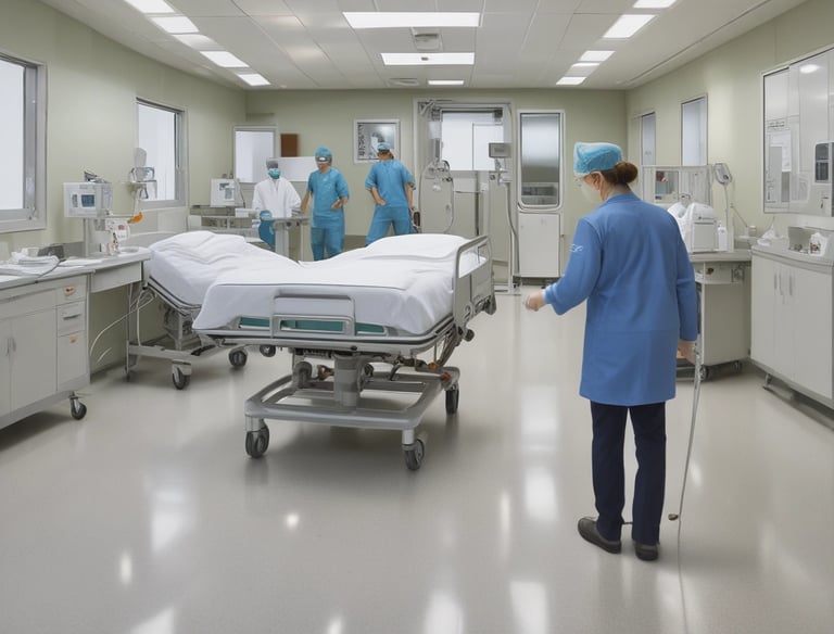 a group of people in white lab coats and white coats