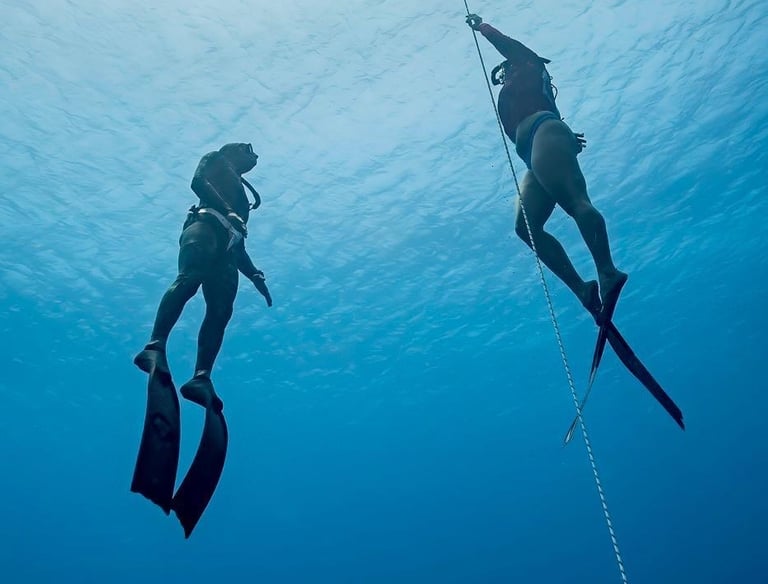 Freediving on Curacao