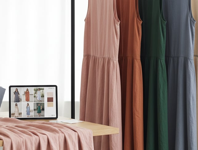 Cavity Studios color range development with seasonal palettes for apparel and fashion product design