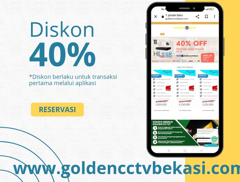 Promo paket cctv terbaik hingga 40%