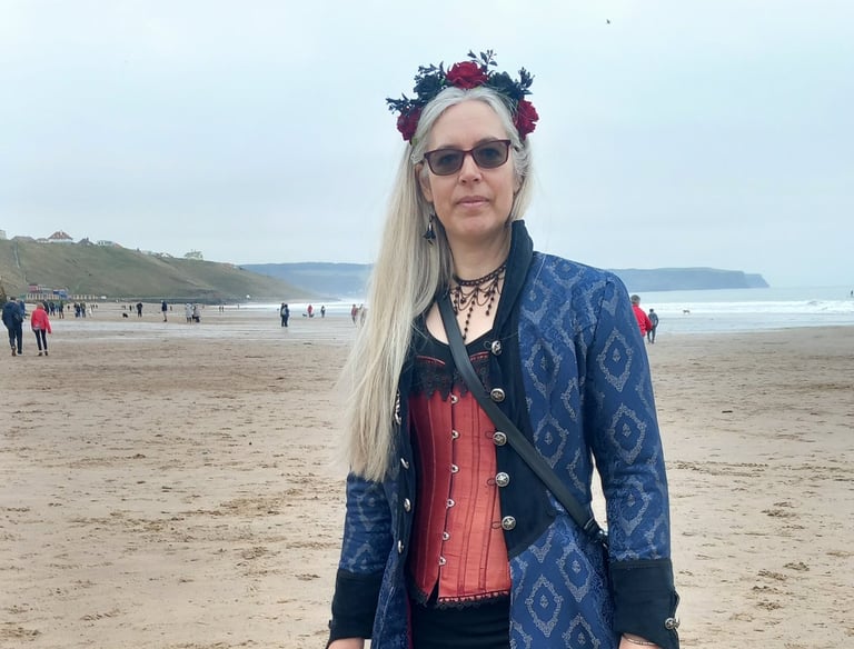 Custom made coat and corset