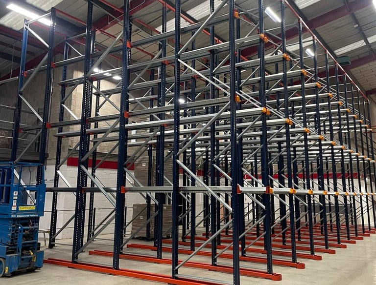 Drive-in racking for maximised storage