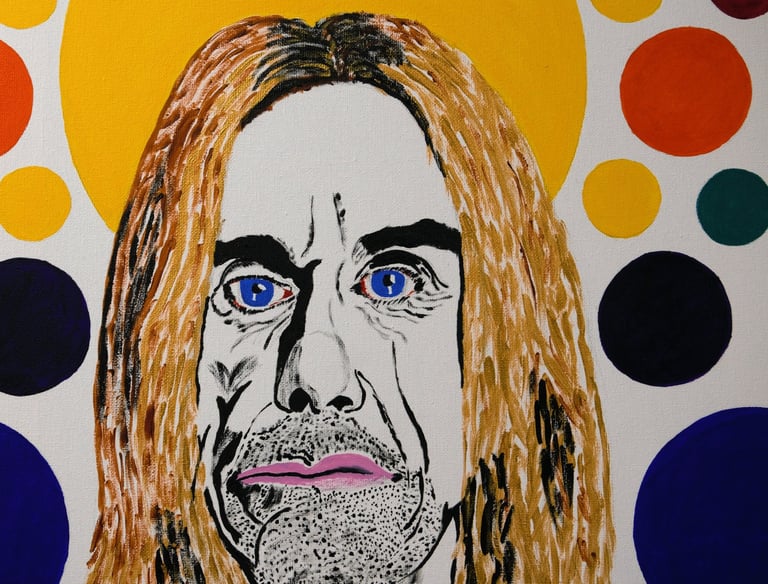 Artwork of Iggy Pop