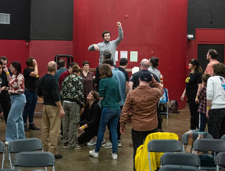 Photo stage d'improvisation Constellations Éphémères