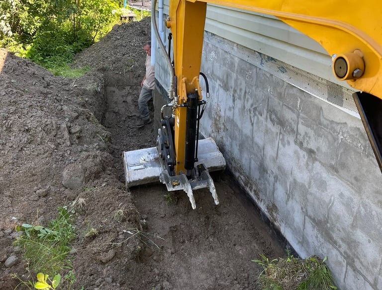 foundation repairs for a home in North Bay