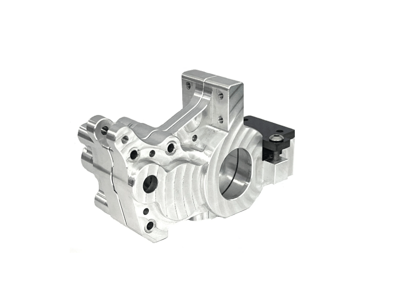 precision machined aluminum transmission housing