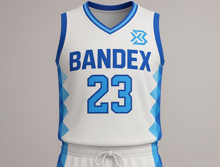 basket ball uniform mockup