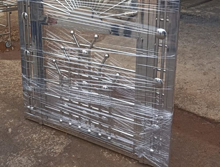 PORTE EN INOX CASABLANCA MAROC - MAF METAL