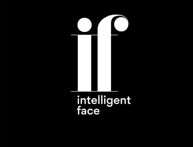 a black and white logo with the word if it's intelligent