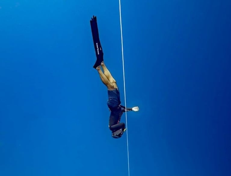 Freediving on Curacao