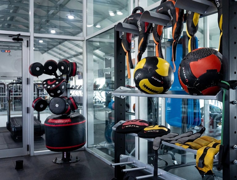 Equipamento de treino no Arrábida Gym Benguela