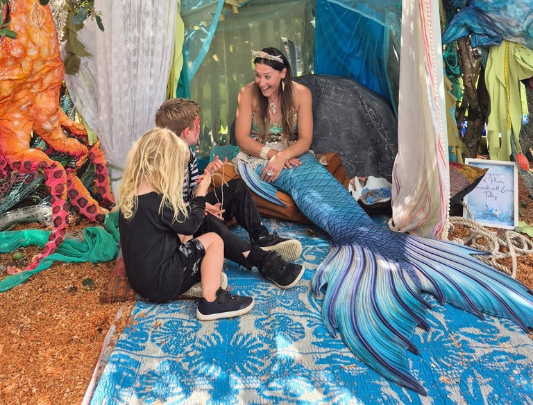 Professional Mermaid at an event