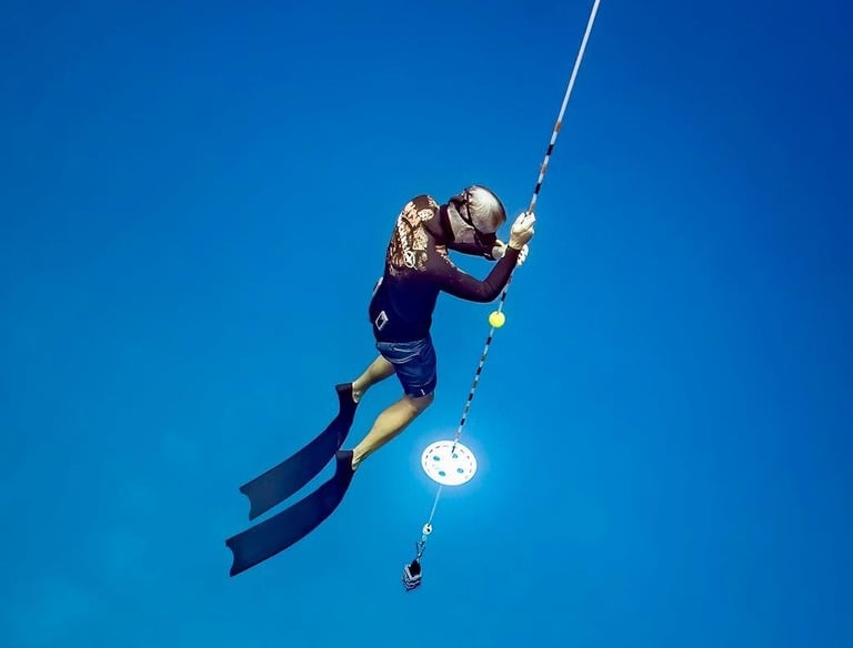 Freediving on Curacao