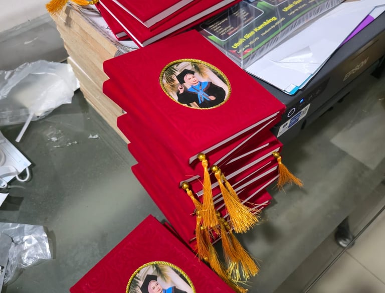 Cetak buku Yasin Dundung Print Makassar