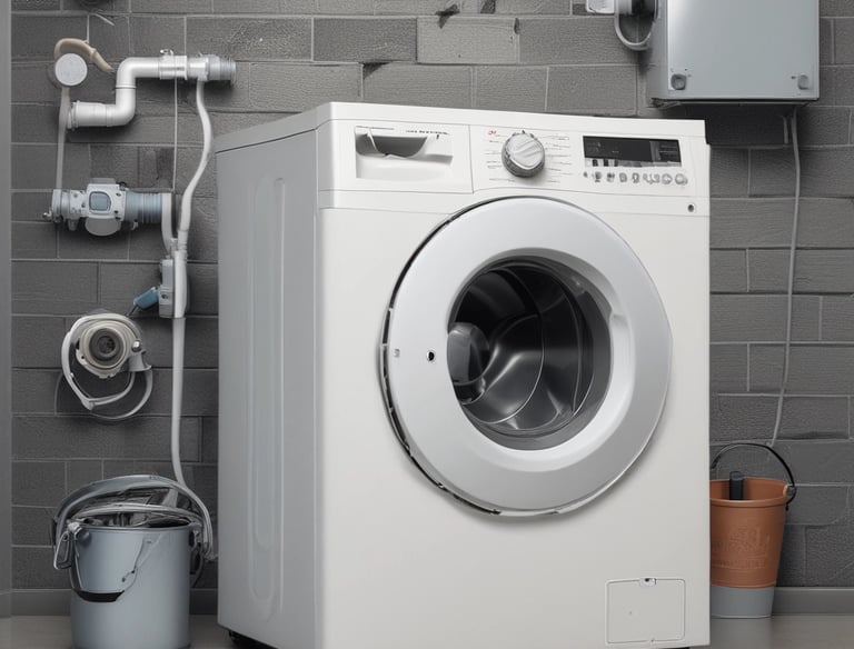 Animation showing various appliance brand logos in blue and white colors.