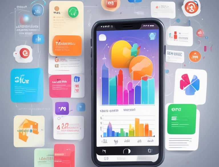 A creative team working on Meta Ads strategy with charts and laptops.