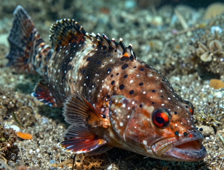 A sleek offshore platform glowing under a deep navy twilight sky.