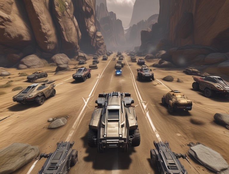 Screenshot of a custom Unreal Tournament capture the flag map with vibrant textures and dynamic lighting.