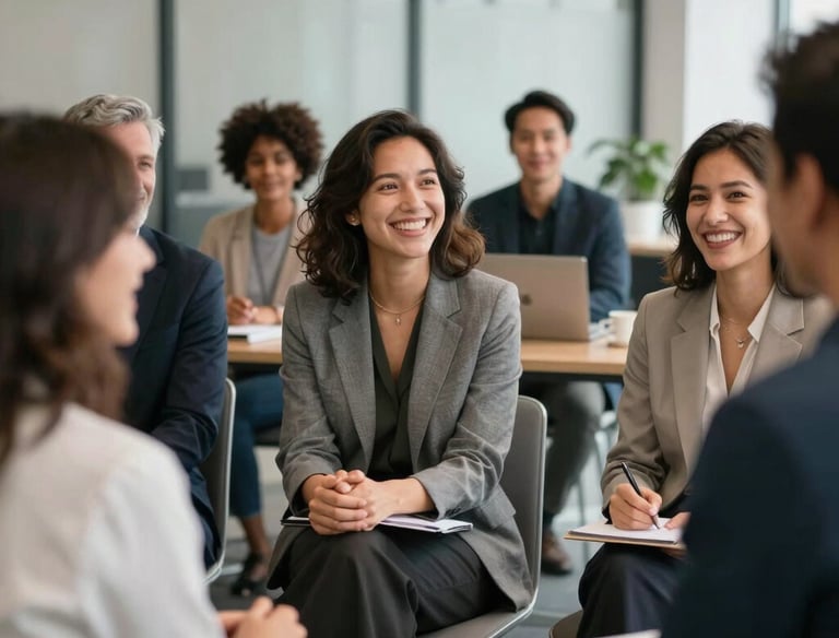 Reunião entre executivos.