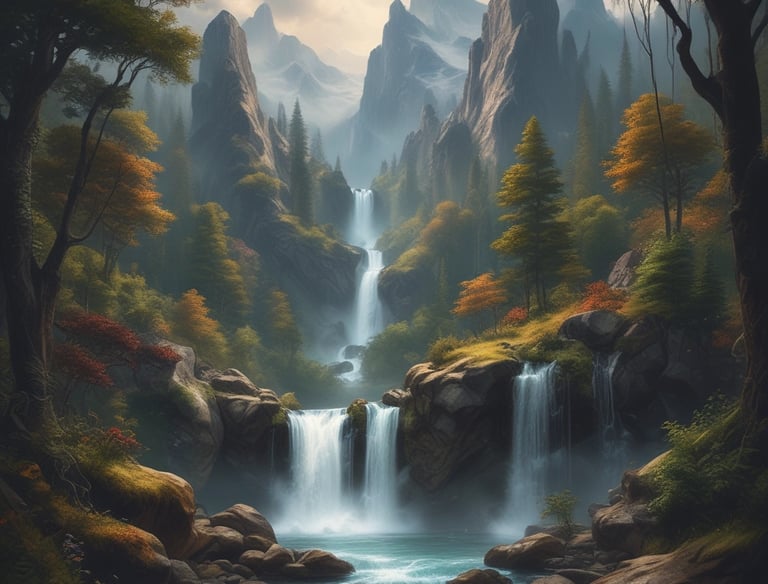 A shadowy figure representing the servant of the lord of despair in a dark forest.