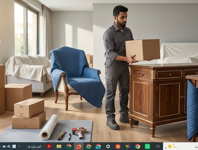 تغليف العفش بافضل مواد التغليف لحماية عفشك