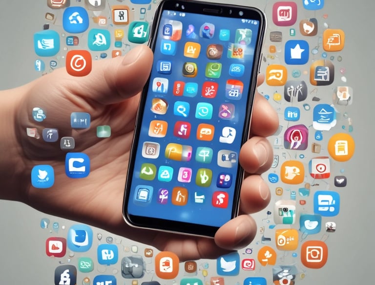 a person holding a cell phone in their hand