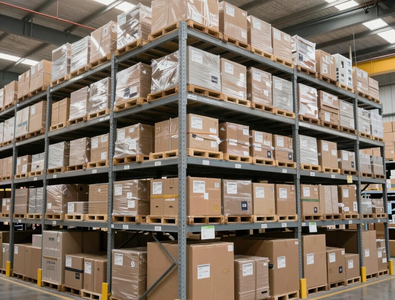 Technician inspecting industrial tools in a construction site.
