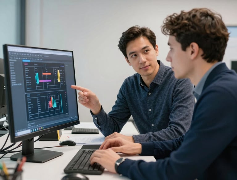 Smart building technology installation with automated systems and control panels.