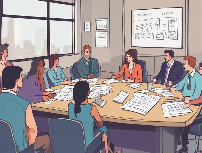 Volunteers planting trees in a community reforestation project.