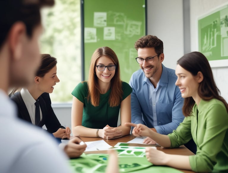 A professional consulting session focused on circular economy strategies.